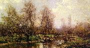 Hugh Bolton Jones River Landscape oil